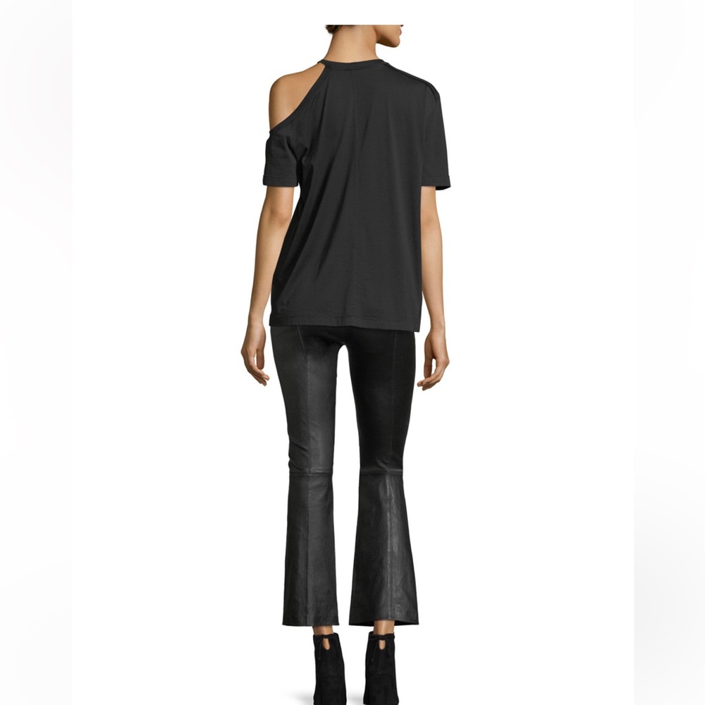 Helmut Lang deconstructed cold shoulder top. Size S. Black. - Picture 2 of 7